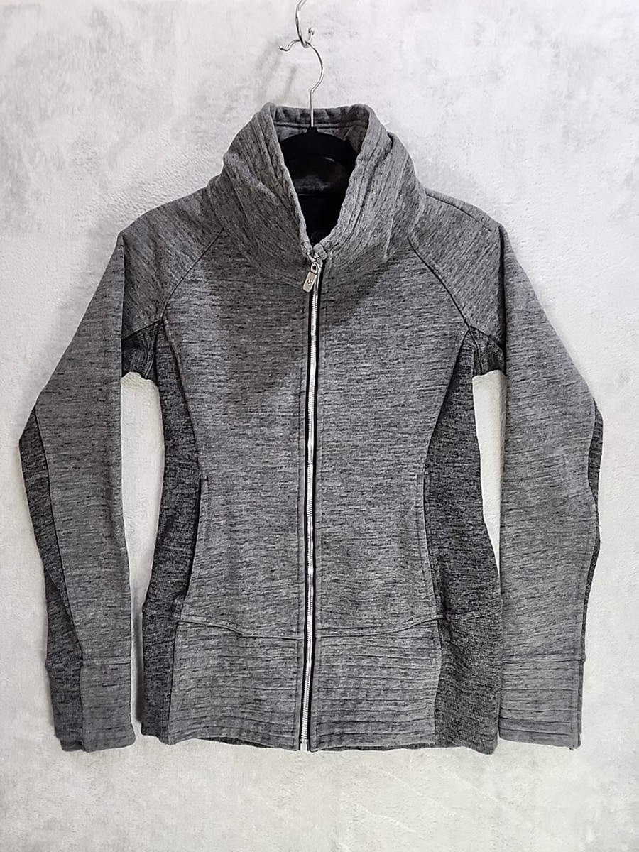Lululemon Radiant Jacket II Full Zip Funnel Neck Heathered
