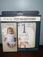 Izzy Ritzy, Milestones Cards, Double Sided, NWT, Animals, Monthly Photos