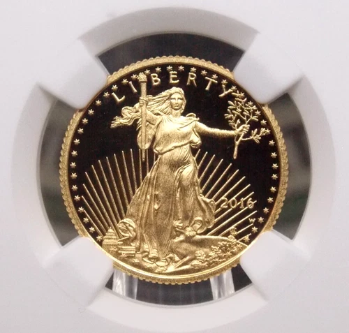 2016 "W" $10 Proof American GOLD Eagle 1/4oz Bullion Coin NGC PF70 UC #074 ECC&C