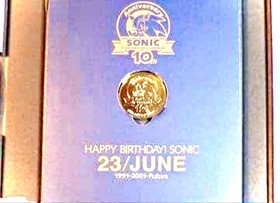 Super Rare/2 Days Limited Sonic 10Th Anniversary Birthday Pack Dreamcast Sega