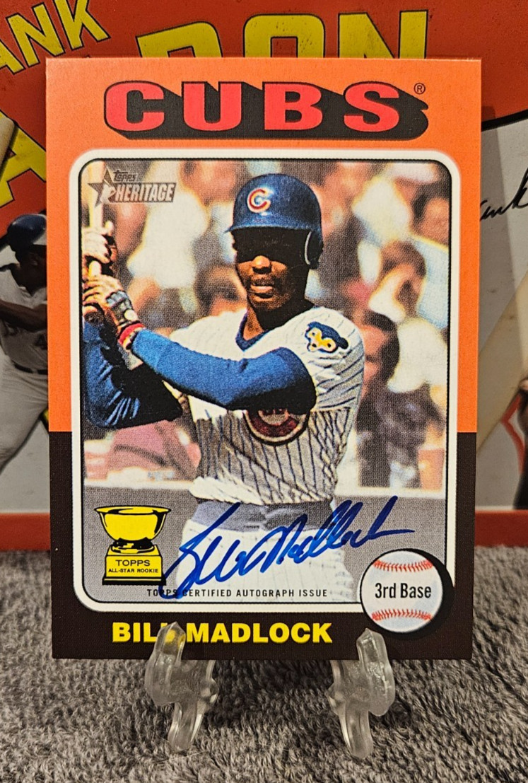 2024 Topps Heritage High Number - Real One Auto #ROA-BMA Bill Madlock