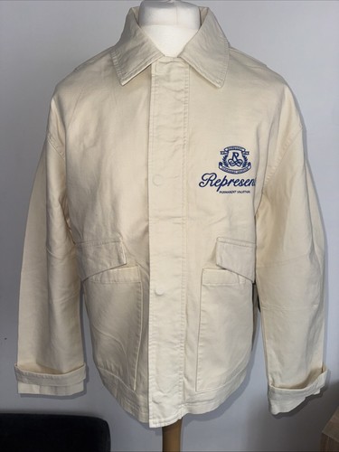Chaqueta de vacaciones Represent talla M beige nueva sin etiquetas - Imagen 1 de 5