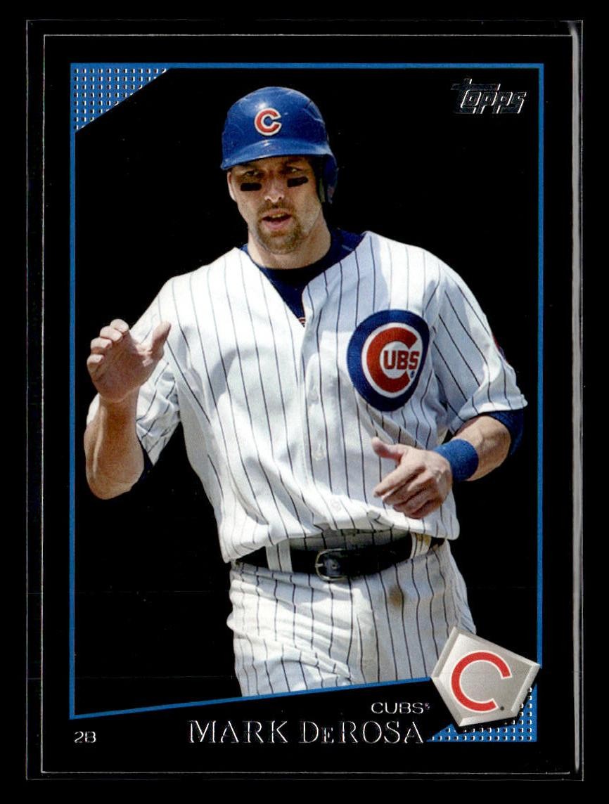 2009 Topps #168 Mark DeRosa Black Card Chicago Cubs