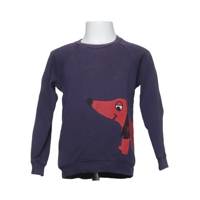 Mini Rodini, Sweatshirt, Größe: 116/122, Blau/Rot, Bio-Baumwolle, Print #wlp