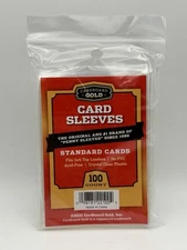 Cardboard Gold 100 Soft Sleeves CBG Penny Sleeve Standard 3x4 Trading Cards