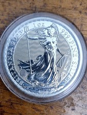 2023 Great Britain Britannia 1 oz 999 Fine Silver Type 2 Charles 73.00 per troy oz