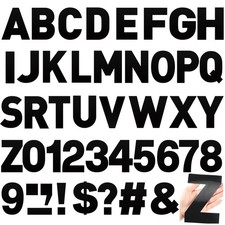 184 Pcs Large Vinyl Letter Sticker 6" Big Alphabet Number and Symbol Sticker ...