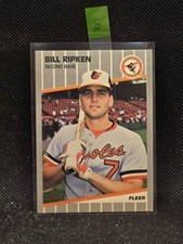 1989 Fleer - Billy Ripken #616 Black Box sticker on sleeve for inv
