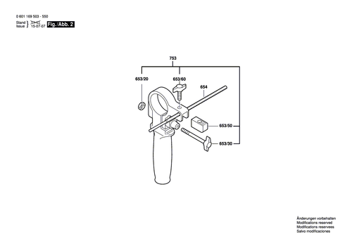 New Bosch 2607200231 Change-Over Switch - Picture 2 of 2