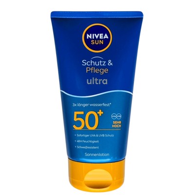 Nivea/SPF50+ Ultra ''Schutz&Pflege'' 150ml/Sonnenschutz/Sonnencreme 