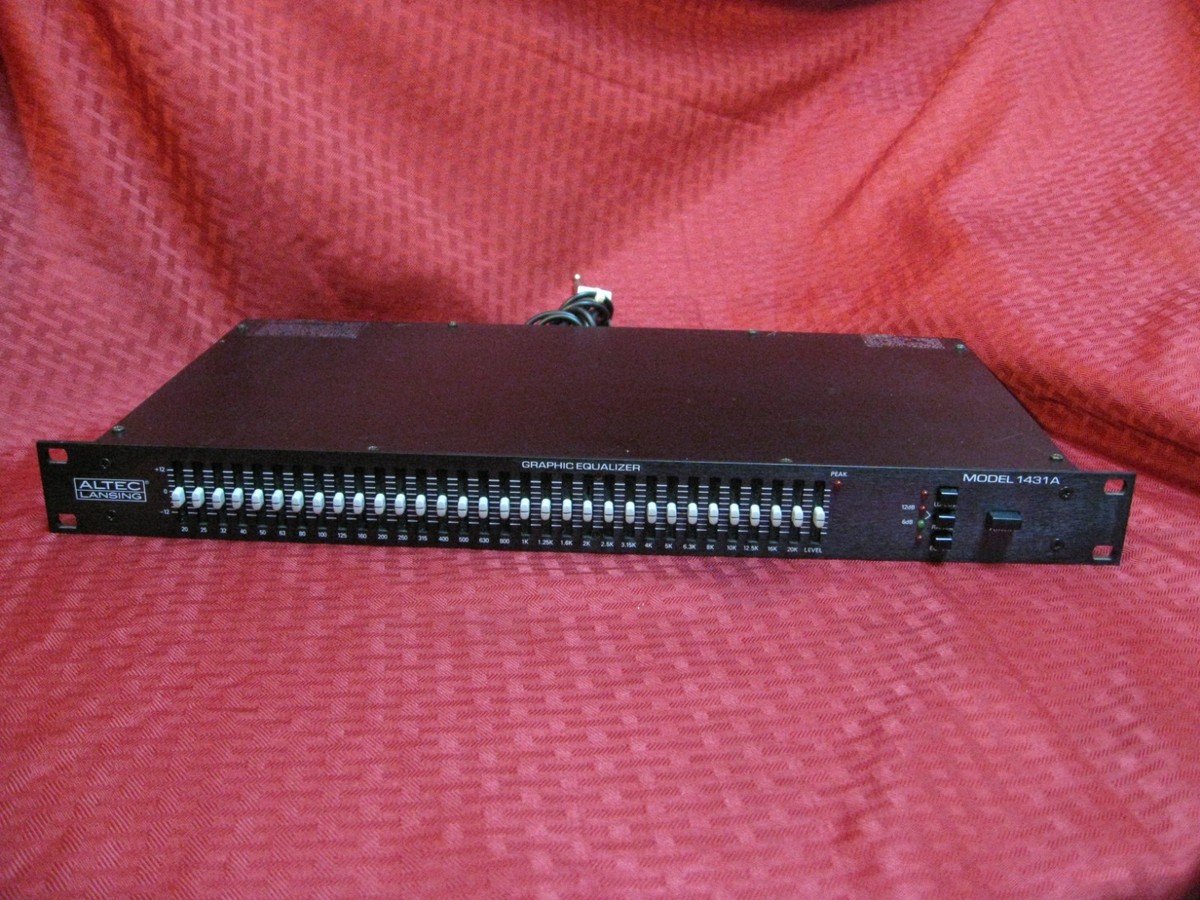 Altec Lansing 1431A 31 Band 1/3 Octave Mono Graphic rackmount