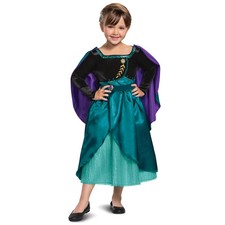 NWT Disney Frozen 2 Queen Anna Dress Cape Size 4 Dress Up Girls Kids Costume