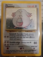 Wizards of the Coast Pokemon TCG Base Set Chansey 3/102 Holo Rare 1999 on eBay
