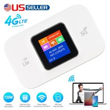 4G LTE Mobile WiFi Hotspot Router Unlocked Portable 3000mAh 10 Devices