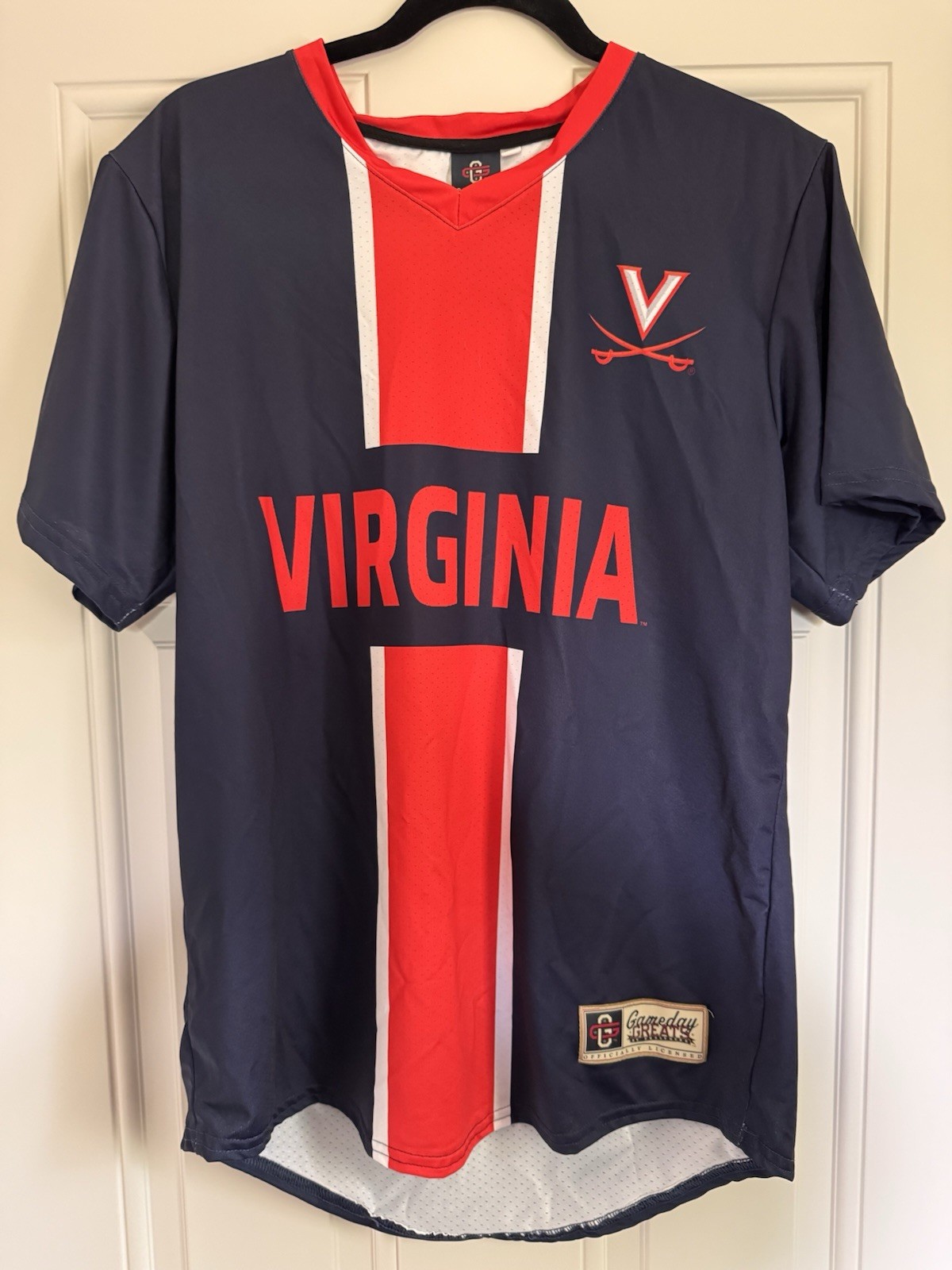 Gameday Greats NCAA Virginia Cavaliers Soccer Jersey New