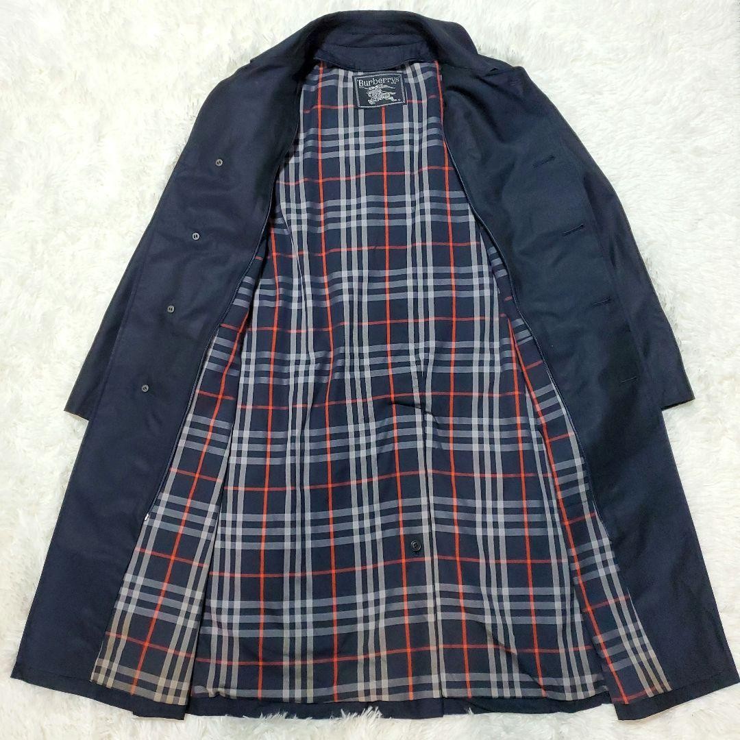 Burberry Trench Coat Nova Check Pattern Embroidered Logo Black Size M For Men thumbnail 24