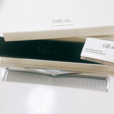 新品ReFa MARQUISE 3点(WITH、ARRANGE、TWIN) ReFa MARQUISE TWIN Hair Comb by MTG Anti-Static Styling Tool Gift