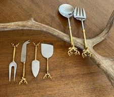 Blue Pheasant Holiday serving utensil set. New from Sundance!