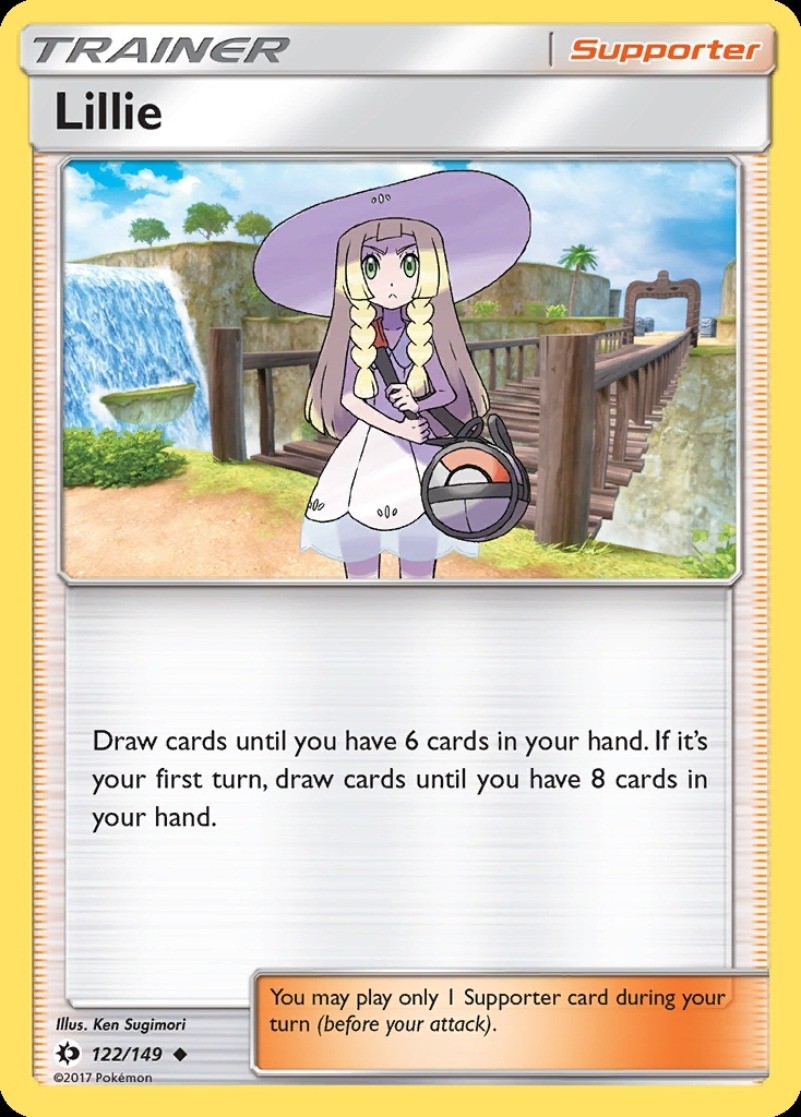 Lillie Sun & Moon #122 Pokémon TCG