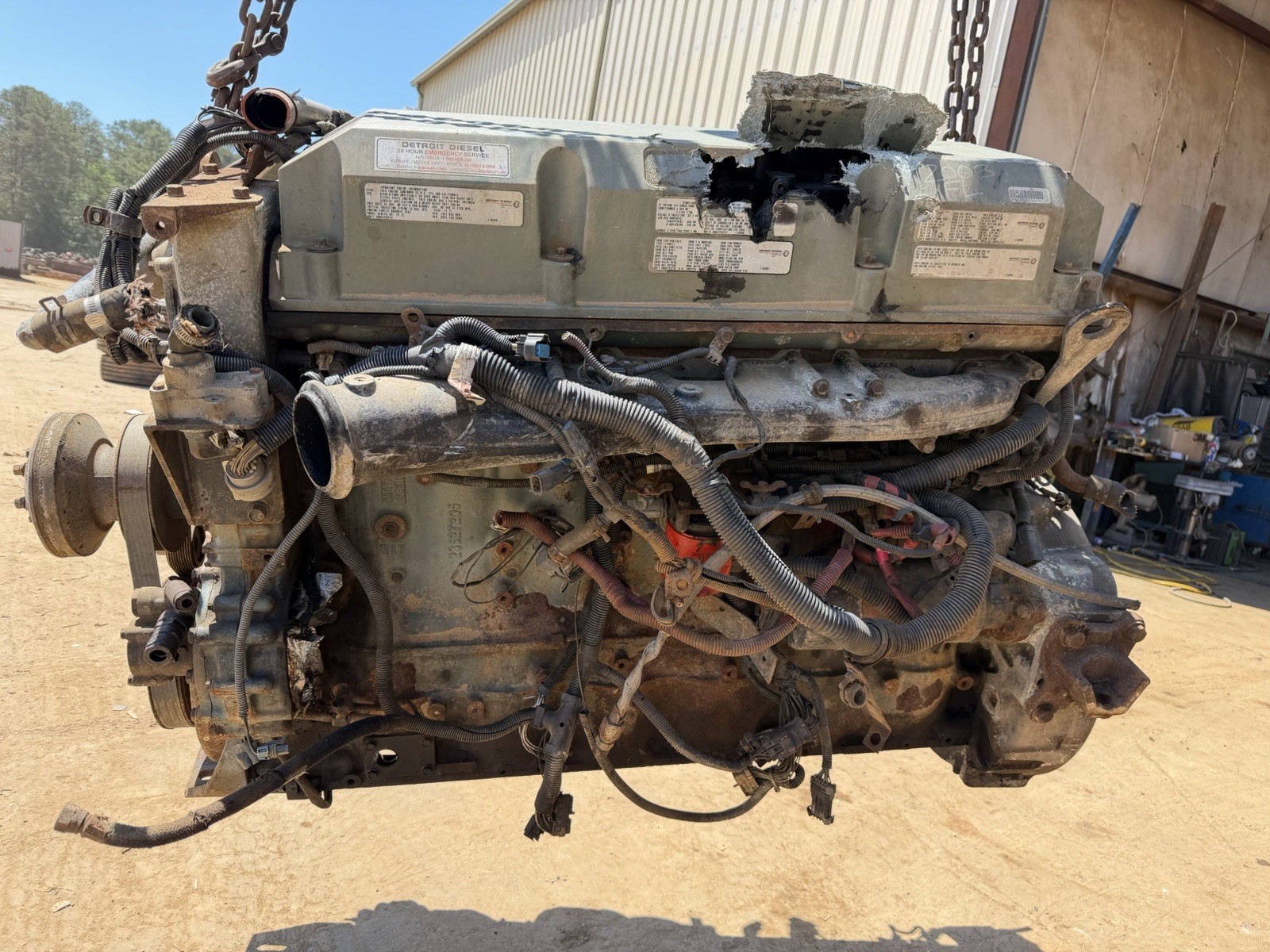 2003 Detroit Diesel 12.7 Series 60 Diesel Engine Core Parts Engine