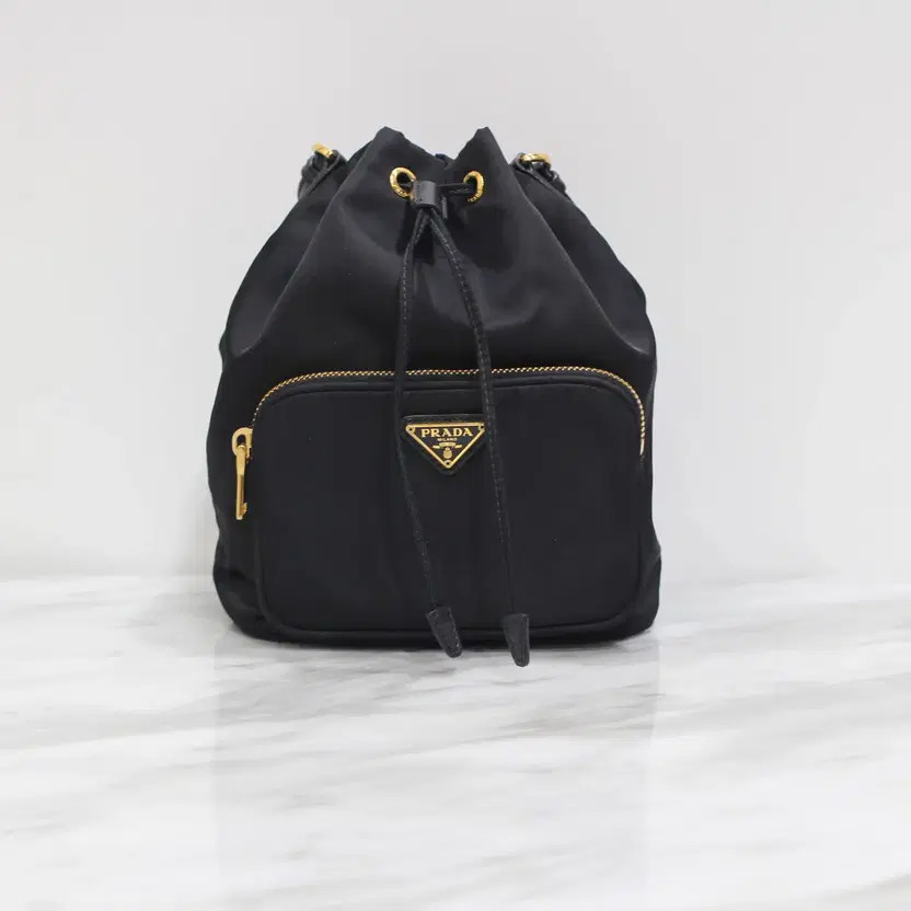 Prada Saffiano Leather Shoulder Bag with Dust Bag & Extra Strap