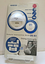 ONKYO DS-A1 Remote Interactive Ipod Dock  Power Supply  All Cables - White