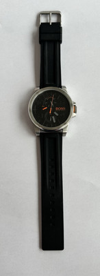 HUGO BOSS Detroit Armbanduhr Uhr Quarz - Schwarz  - 1550006 Neuwertig - UVP 250 