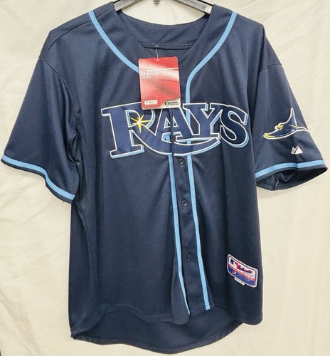 NEW SIZE 52 Men’s Majestic #39 Kiermaier ‘RAYS’ Jersey w. COOL BASE