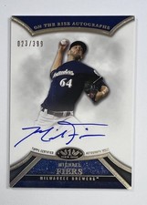 2013 Topps Tier One #OKA-MF1 Michael Fiers Auto 23/399 CKP