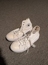 Converse Chuck Taylor All Star Move High-Top Platform Lift Sneaker White Size 9
