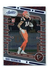 Casey Washington - 2024 Panini Absolute #101 Blue RC - Atlanta Falcons