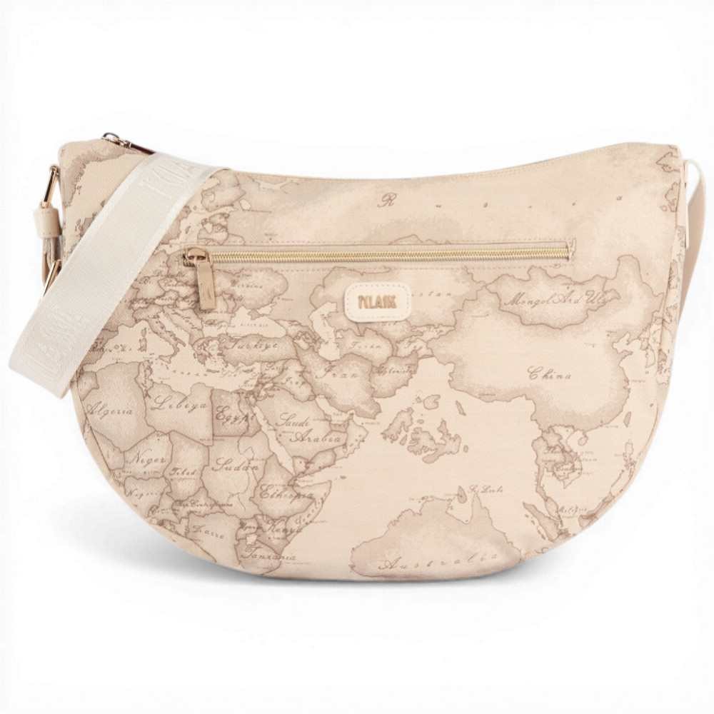 Moda Alviero Martini 1 Classe Borsa a tracolla Donna Rafia in Tessuto e Pelle