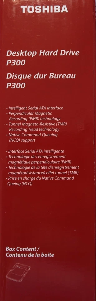 Toshiba 3.5" P300 Internal Desktop 7200rpm 64MB 6gbs 3.5" 2TB Sata HDWD120 "New" - Image 3 of 4