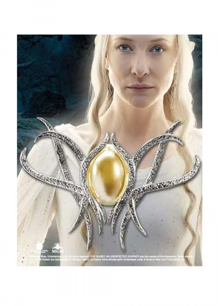 Der Hobbit - Galadriels Brosche, versilbert