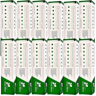 12x ULTRADENT OPALESCENCE Whitening Toothpaste Zahncreme Cool Mint Original