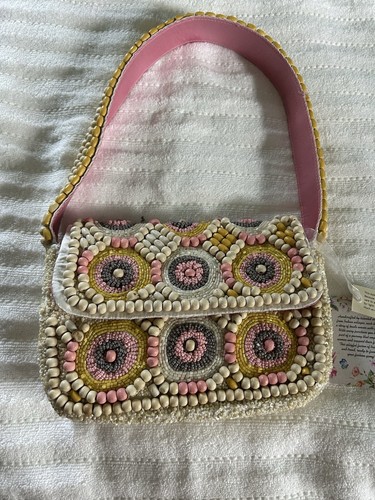 Umhängetasche Perlen - Bild 1 von 6