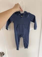 Sweet Bamboo Brand Hoooded Romper 0-3 Months