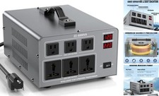 Voltage Converter Auto Transformer,110/120/220/240V Heavy Duty Step 8000W GRAY