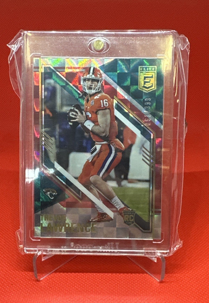 2021 Panini Donruss Elite - Rookies Trevor Lawrence #101 Red /399 (RC)