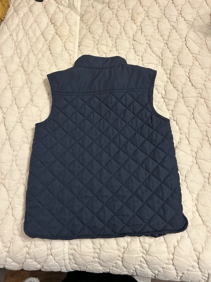 Chaleco acolchado azul marino talla 6/7 Crew Cuts para niños Foto 2 de 4