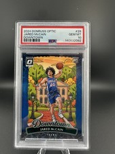 2024 PANINI DONRUSS OPTIC DOWNTOWN #28 JARED MCCAIN RC PSA 10
