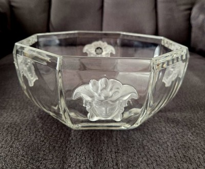 Rosenthal Versace Medusa Lumiere Blei-Kristallschale