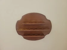 Vintage Thimble Display Wall Hanging Holder Wooden Shelf 15 READ