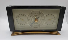 Vintage  MCM Airguide instrument co Table Top Barometer Temperature Humidity