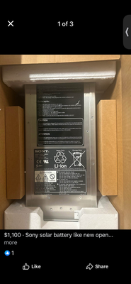 #ad Enphase Solar batteries for back up system. Never used have 5 in box. $8500.00