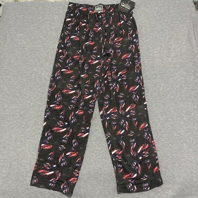 NWT California CraZee Wear Pants Men L Muscle Gym Parachute Black Red White Blue