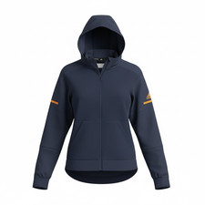 Adidas Women's Navy Blue 2018 Sideline Squad Blank Full-Zip Jacket