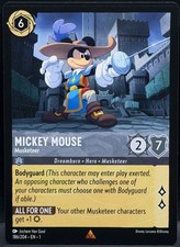 Mickey Mouse - Musketeer #186 Prices | Lorcana First Chapter