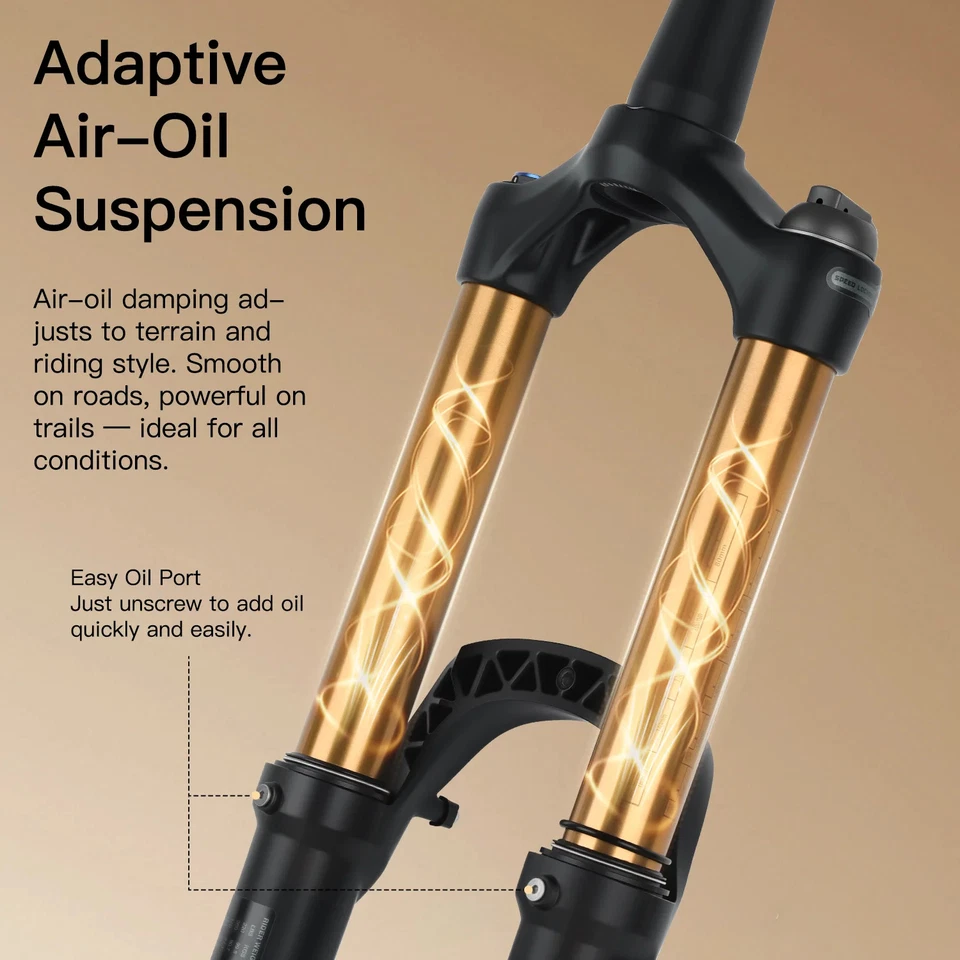 Horquilla de viaje DH AM MTB 27,5/29 pulgadas 175 mm eje pasante horquilla BOOST de 15*110 mm Foto 3 de 4