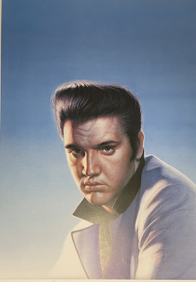 HELNWEIN  '' Elvis Presley ''  Kunstdruck Plakat Poster, DIN A 1 